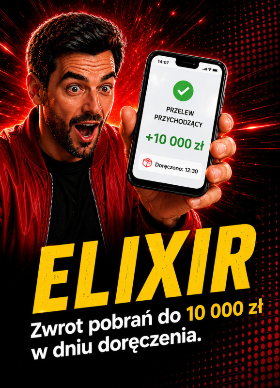 ELIXIR — ekspresowy zwrot pobrań do 10 000 zł